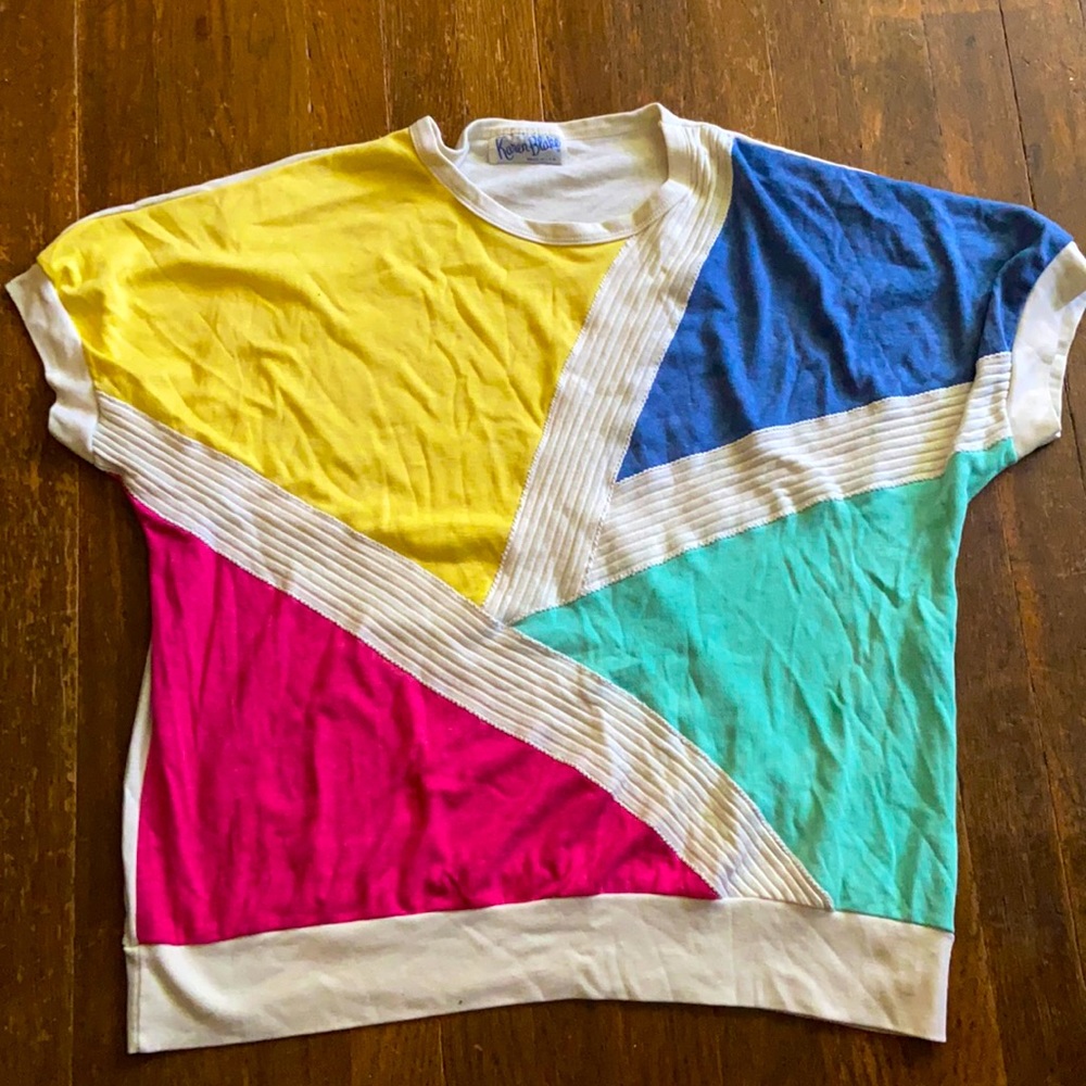 Vintage Karen Blake Multi-Color Shirt